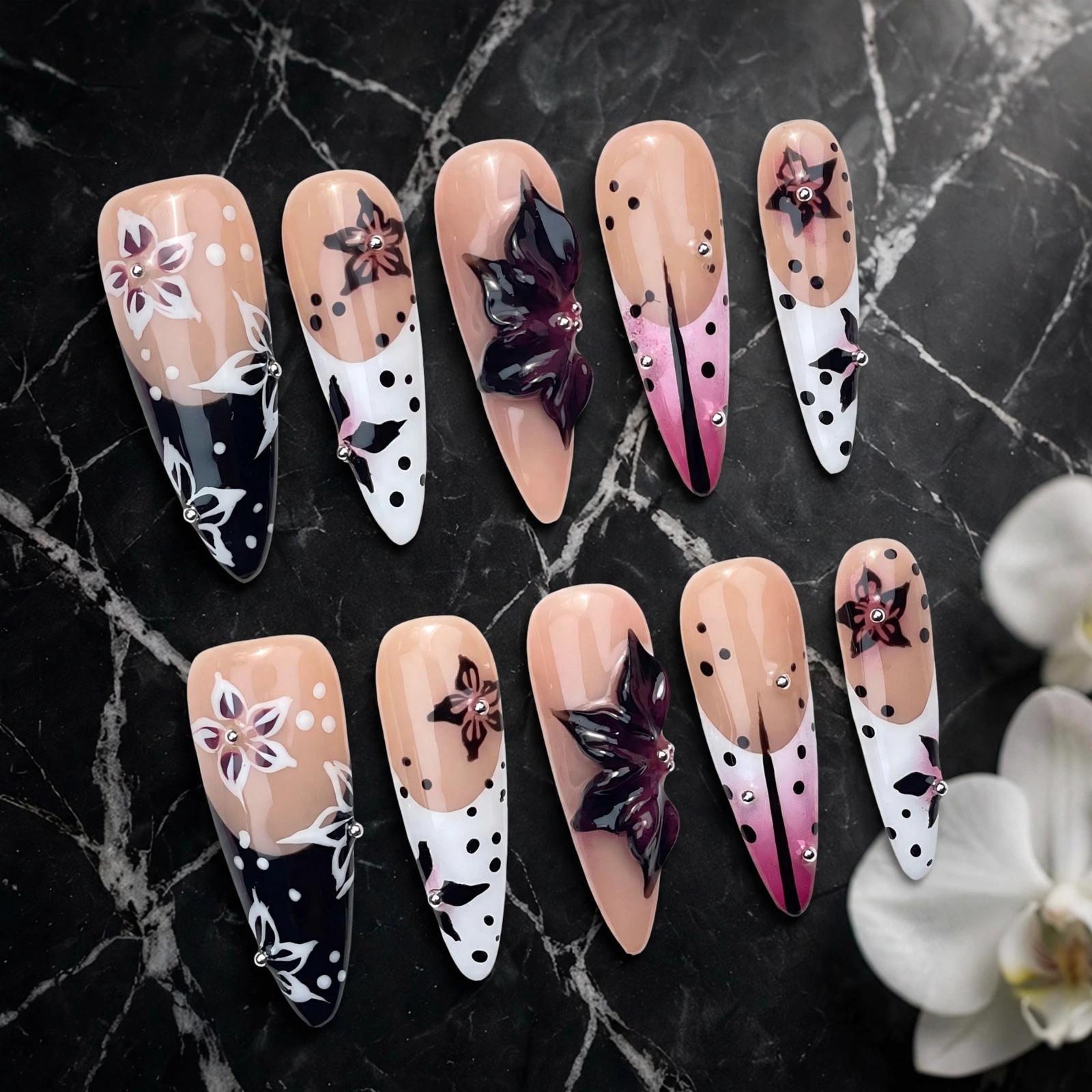 Press-On Nails J3025